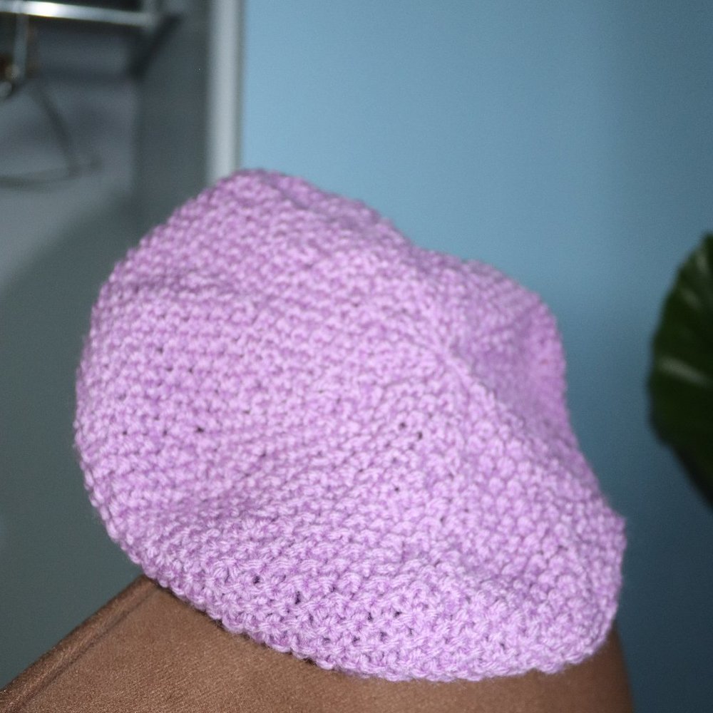 Purple Slouch Hat